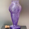 Superbe grand vase trophée Degué Art Déco au décor géométrique Ref DGE897