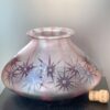 Impressionnant rare vase Le Verre Français série Etoiles Ref LVF530
