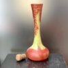 Beau vase "Paysage de Verre" de J. Michel au décor "Lac aux Voiliers" Ref JMI723