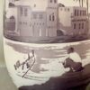 Vase D'Argental thème Nil avec pyramides, palmiers et chameau Ref DAR748 – Image 2