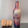 Vase miniature Pantin De Vez au chaleureux décor lacustre oriental Ref DV863