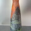 Sublime vase impressionniste de Legras "Lac Arboré au Crépuscule" Ref L902 – Image 4