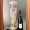 Majestueux vase géant Charder Le Verre Français "Ancolies" Ref LVF294