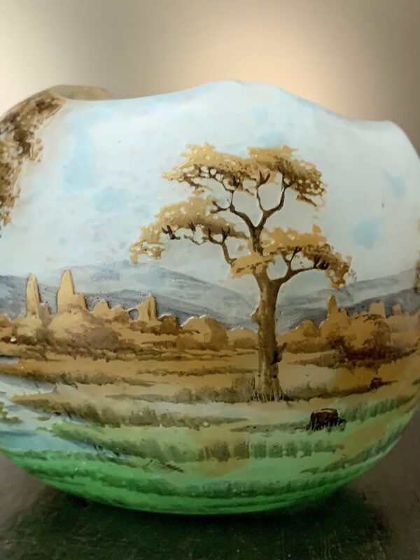 Sublime vase Daum Nancy "Rivière Arborée en Automne" Ref DN313 – Image 5