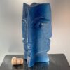 Sublime sculpture cubiste Triade en pâte de verre de Daum France / Bernard Citroën Ref DF284