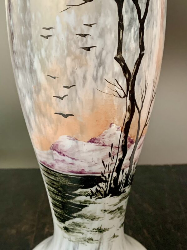 Très délicat vase Verçais "Hiver" de Charles Schneider Ref SCH339 – Image 3