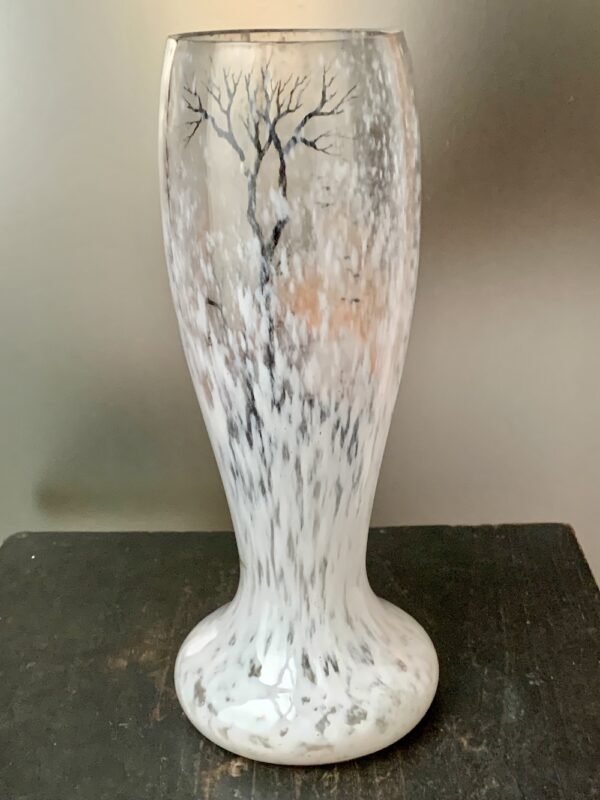 Très délicat vase Verçais "Hiver" de Charles Schneider Ref SCH339 – Image 4