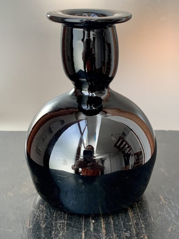 Très beau vase noir Maure-Vieil aux oxydes intercalaires Ref MV388 – Image 5