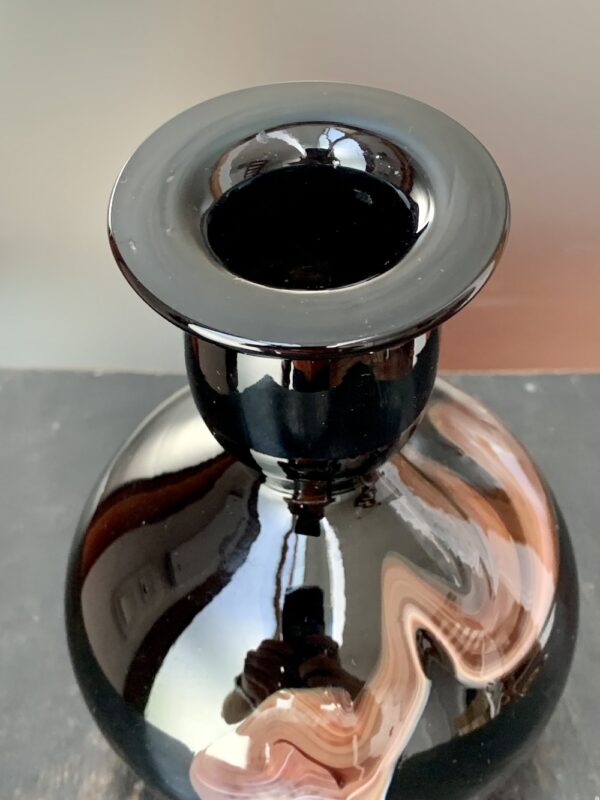 Très beau vase noir Maure-Vieil aux oxydes intercalaires Ref MV388 – Image 4