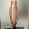 Majestueux vase Charder Le Verre Français au décor géométrique non référencé Ref LVF392