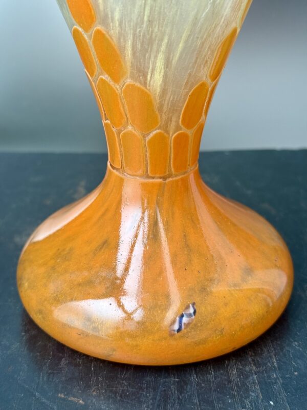 Majestueux grand vase Le Verre Français modèle Coqueret Ref LVF417 – Image 2