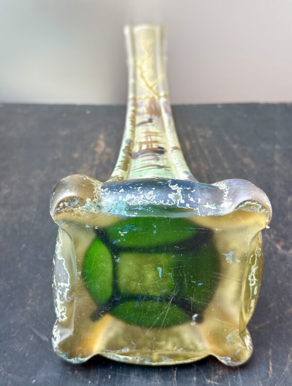 Rare grand vase Beyermann & Co au décor lacustre aux canards Ref BEY422 – Image 6