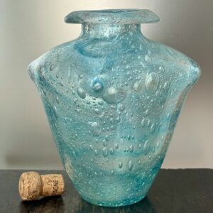Extraordinaire vase OVNI de la série "Écailles" par Schneider Ref SCH429