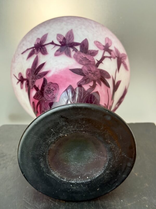Majestueux vase japonisant "Prunelier en Fleurs" d'André Delatte Ref DEL438 – Image 6