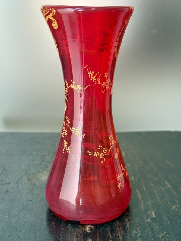 Beau vase Legras série Grenadine au décor de Lys Ref L444 – Image 3